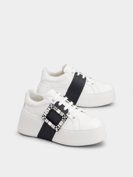 25FW 로저비비에 뮬/슬리퍼 RVW73729110LXQ9996 BLANCO - ROGER VIVIER