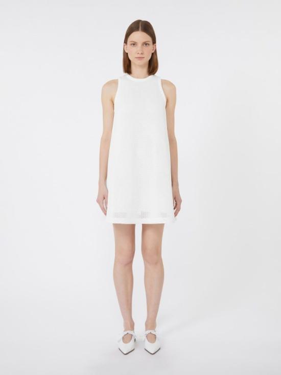 25FW 막스마라 미디 원피스 2521626021600001 WHITE - MAX MARA