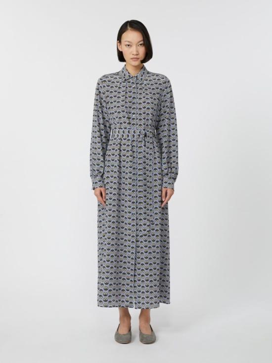 25FW 위켄드막스마라 미디 원피스 2525226091600002 BLUE - WEEKEND MAX MARA