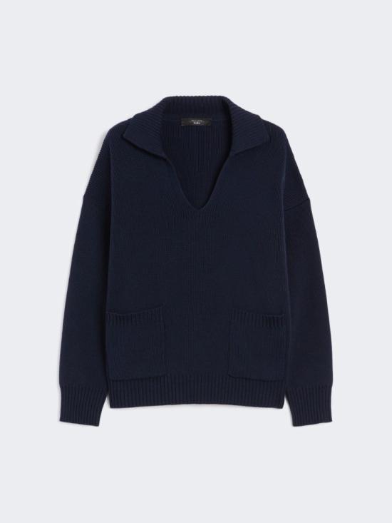 25FW 위켄드막스마라 스웨터 2525366161600006 NAVY