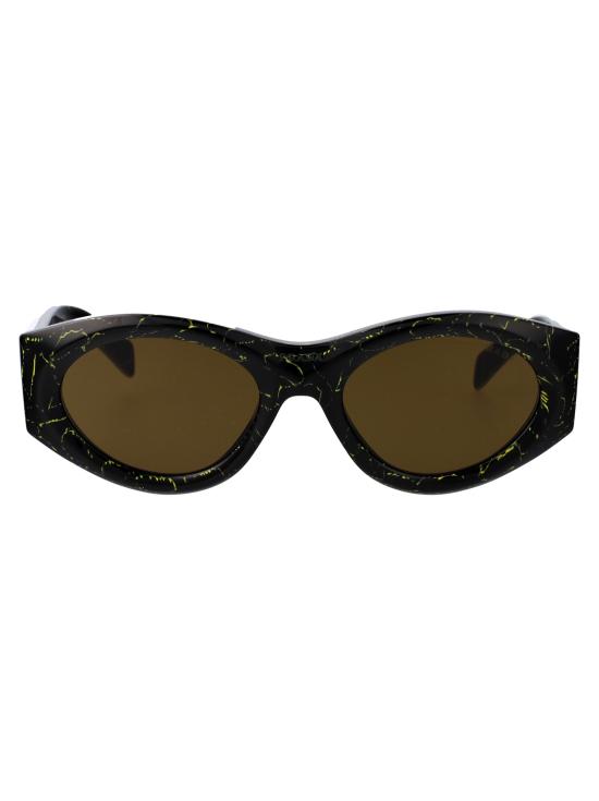 25SS 프라다 선글라스 0PR 20ZS 19D01T BLACK YELLOW MARBLE