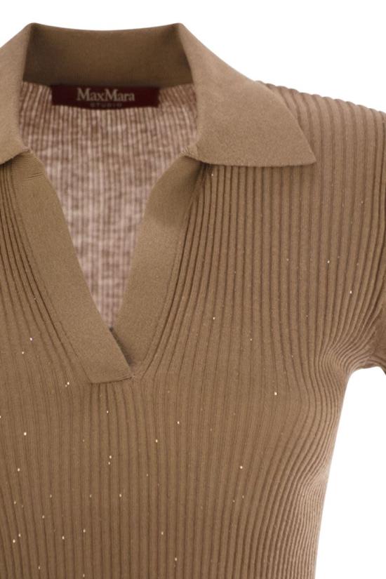 25FW 막스마라 반팔 티셔츠 2526366041600 005 CAMEL - MAX MARA