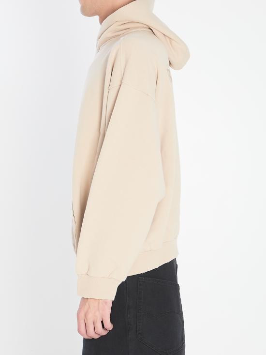 25FW 발렌시아가 미디엄 핏 후드 티셔츠 767877TSVP1 9661 BEIGE - BALENCIAGA