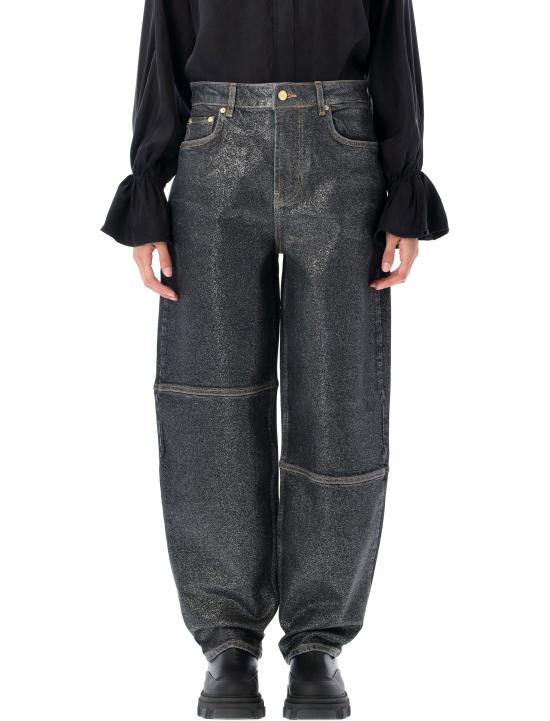 25FW 가니 스트레이트 팬츠 J18036986 006 WASHED BLACK