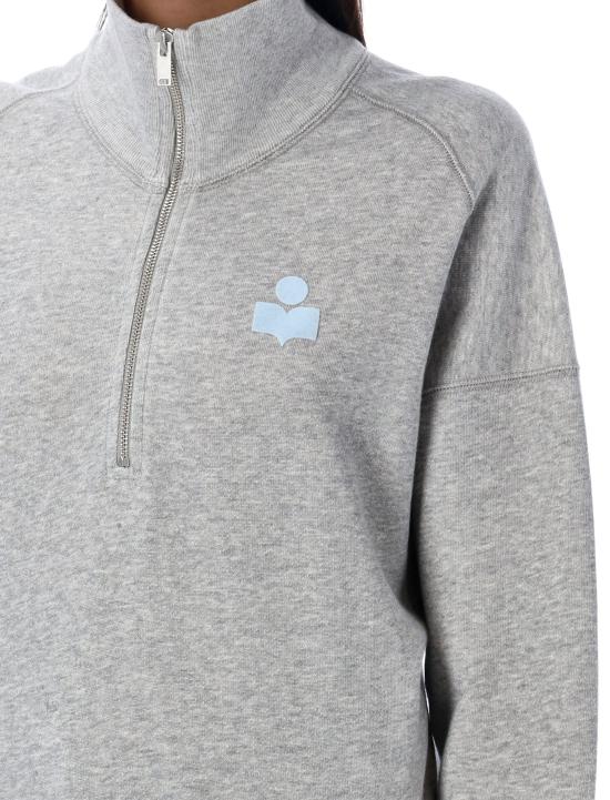 25FW 이자벨마랑에뚜왈 스웨터 SW0093FAA1M07E GYIB GREY ICE BLUE - ISABEL MARANT ETOILE