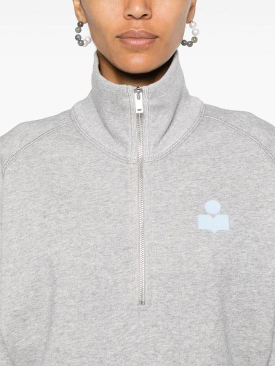 25FW 이자벨마랑에뚜왈 스웨터 SW0093FAA1M07E GYIB GREY ICE BLUE - ISABEL MARANT ETOILE