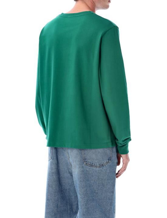 25FW 카사블랑카 긴팔 티셔츠 MPF25JTP15102 GREEN - CASABLANCA