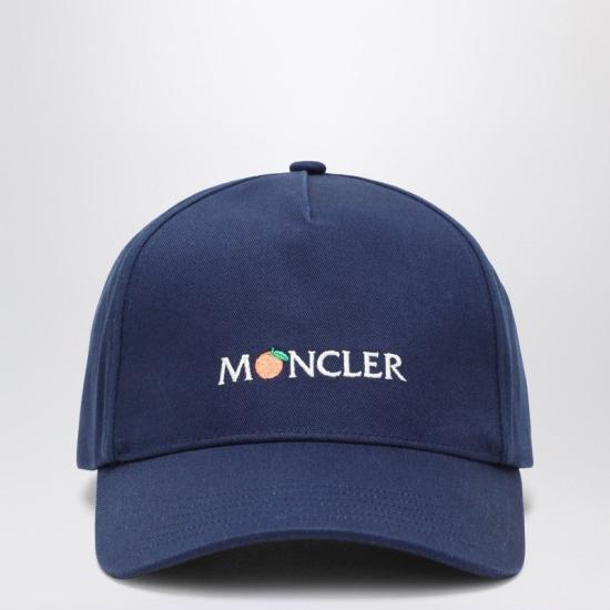 25FW 몽클레어 x 길가 팜 디자인 바이 도널드 글로버 베이스볼 캡 3B000060U082 75B DARK BLUE