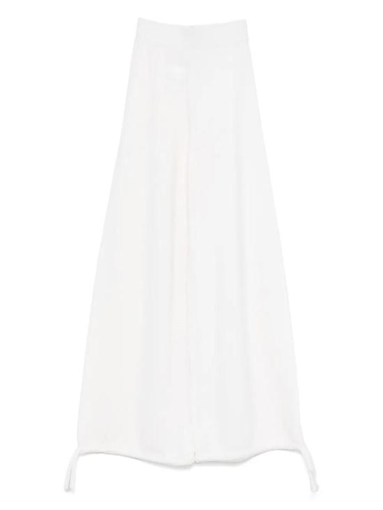 25FW 막스마라 스트레이트 팬츠 2521336011600 001 WHITE