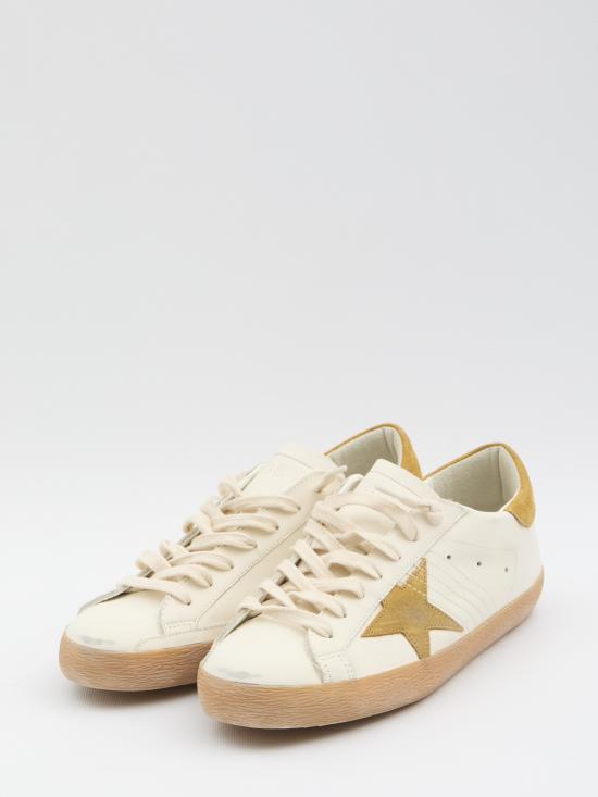 25FW 골든구스 슈퍼스타 스니커즈 GMF00101F00752212277 WHITE OCRA - GOLDEN GOOSE