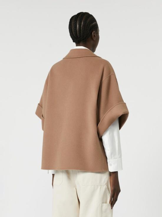 25FW 위켄드막스마라 PERA 페라 버진 울 숏 코트 2525086021600 087 BROWN - WEEKEND MAX MARA