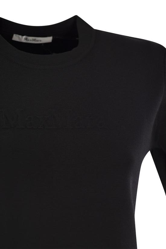 25FW 막스마라 반팔 티셔츠 2521366068600 005 BLACK - MAX MARA