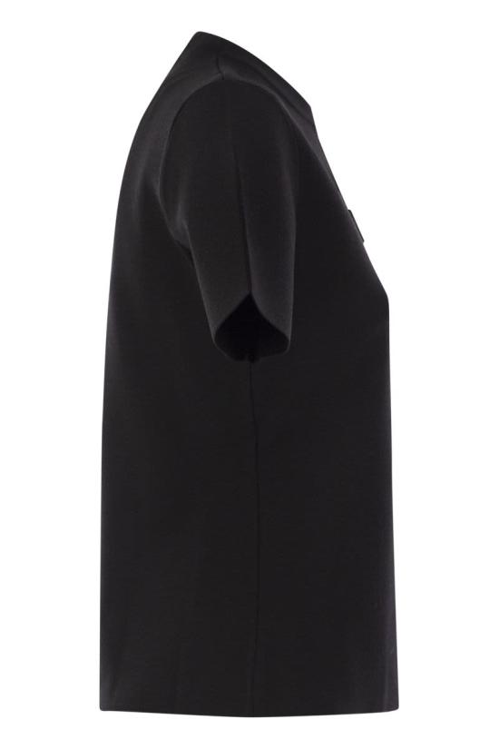 25FW 막스마라 반팔 티셔츠 2521366068600 005 BLACK - MAX MARA