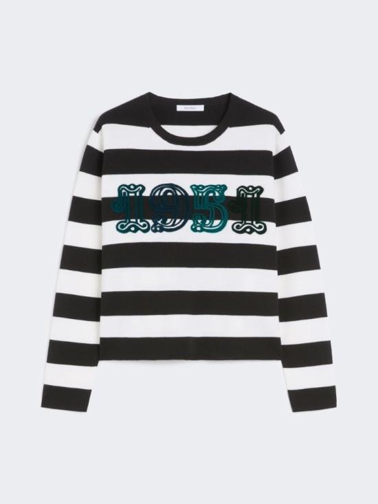 25FW 막스마라 스웨터 2521366091600 007 WHITE BLACK