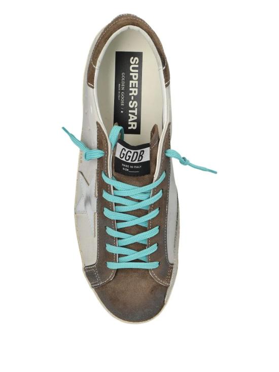 25FW 골든구스 슈퍼스타 스니커즈 GMF00101F00748910502 WHITE GREEN - GOLDEN GOOSE