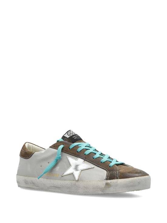 25FW 골든구스 슈퍼스타 스니커즈 GMF00101F00748910502 WHITE GREEN - GOLDEN GOOSE