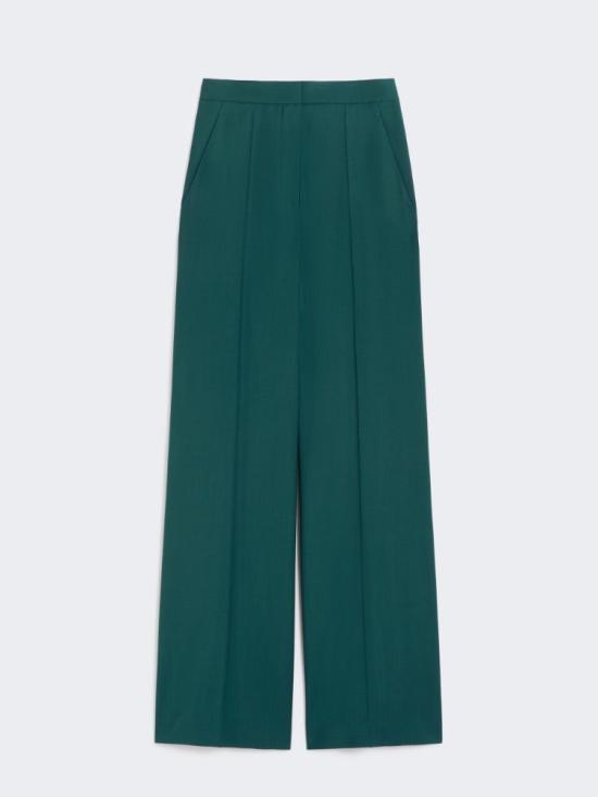 25FW 막스마라 스트레이트 팬츠 2521136121600 007 DARK GREEN