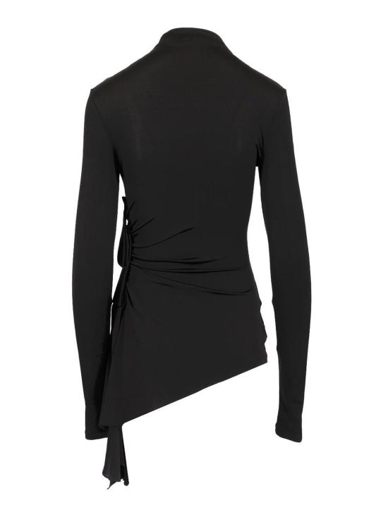  오프화이트 긴팔 티셔츠 OWAD264S25JER0011010 Black - OFF WHITE