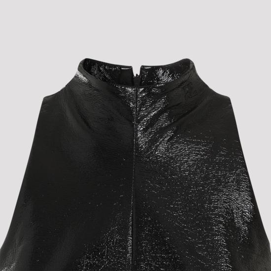 24FW 쿠레쥬 숏 원피스 324CRO456VY0014 9999 Black - COURREGES