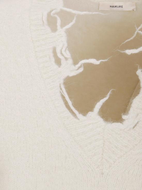 25FW 하이쿠레 베스트 HEW07086MC066PX T0336 ECRU - HAIKURE