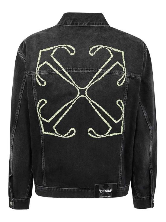  오프화이트 데님 자켓 OMYE09BS25DEN0041350 Blue - OFF WHITE