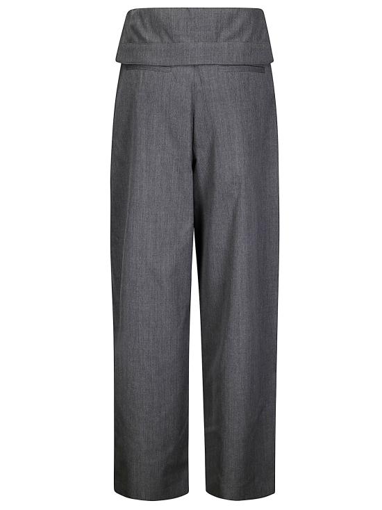 25FW JW앤더슨 스트레이트 팬츠 TR0414PG1821 972 CHARCOAL MELANGE - JW ANDERSON