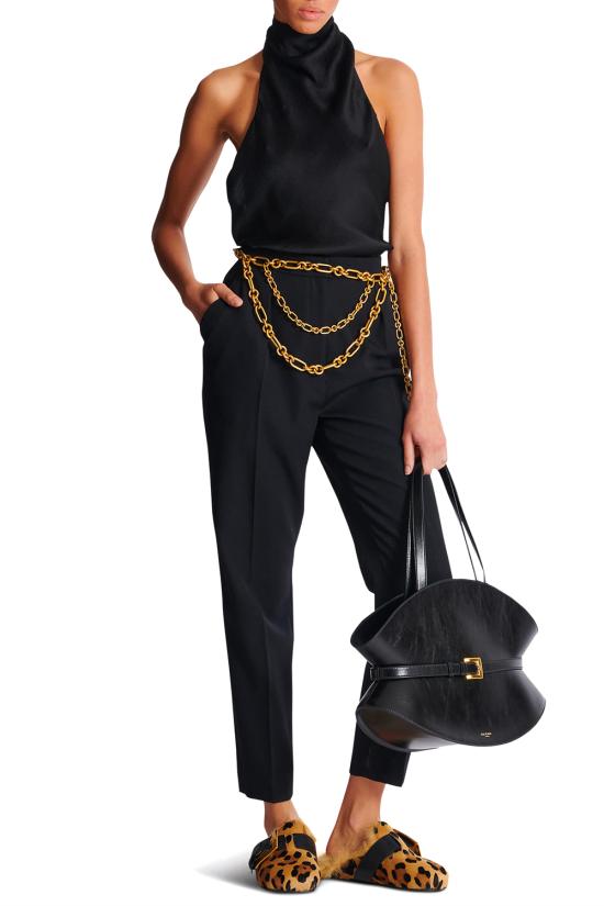 25FW 발망 터틀넥 FF1AE165SE94 0PA Black - BALMAIN