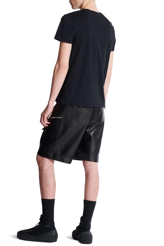 25FW 발망 반팔 티셔츠 FH1EG000BB73 EAB NOIR BLANC - BALMAIN