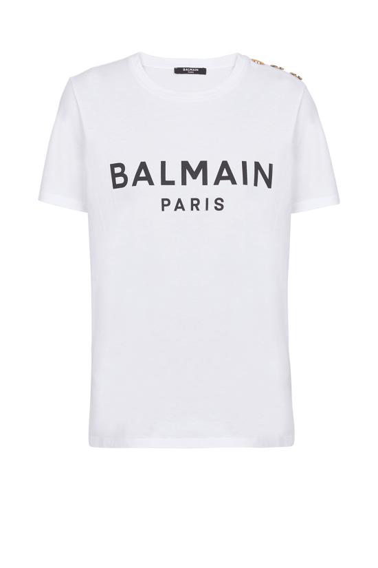 25FW 발망 반팔 티셔츠 BF1EF005BB02 GAB White