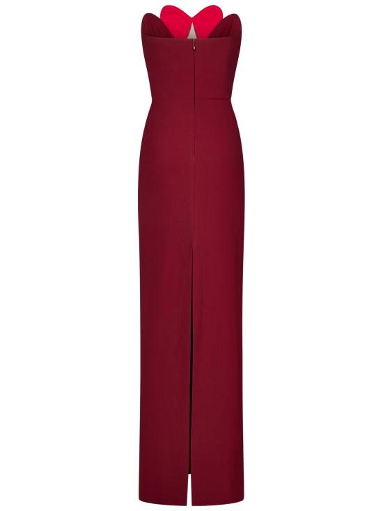 25FW 넨시 도자카 롱 원피스 NDDR2721000 401 Bordeaux - NENSI DOJAKA