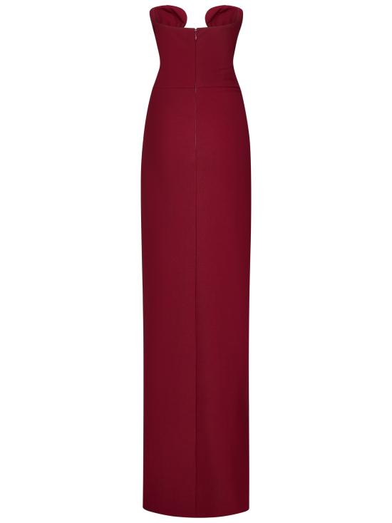 25FW 넨시 도자카 롱 원피스 NDDR1151000 401 Bordeaux - NENSI DOJAKA