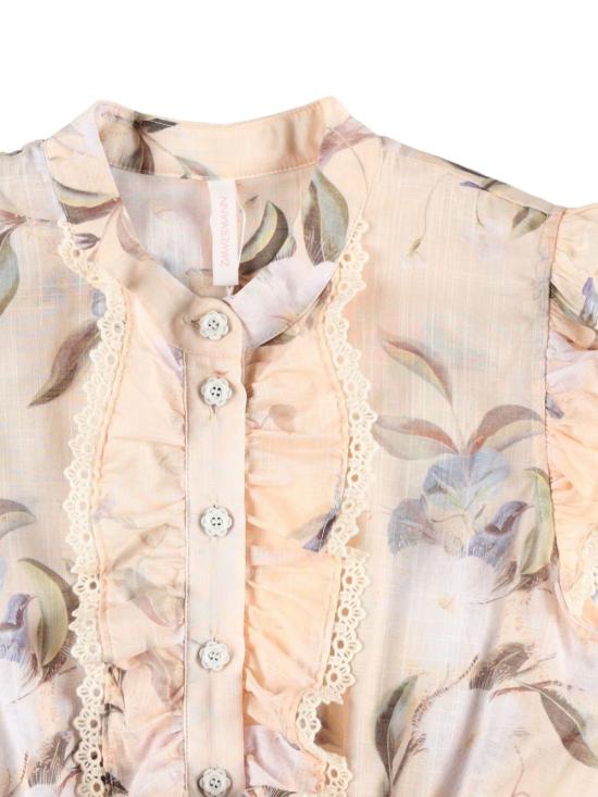 25FW [주니어] 짐머만 점프수트 1223YSS255 CRMBOTFLO Beige - ZIMMERMANN