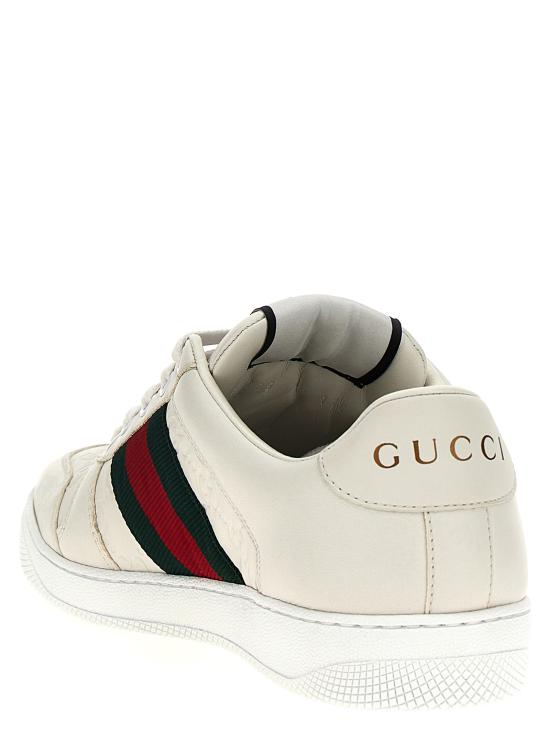 26SS 구찌 스크리너 스니커즈 798785AADU09094 White - GUCCI