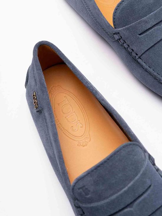 26SS 토즈 고미노 스웨이드 드라이빙 슈즈 XXW22L00010RE0U815 Blue - TODS