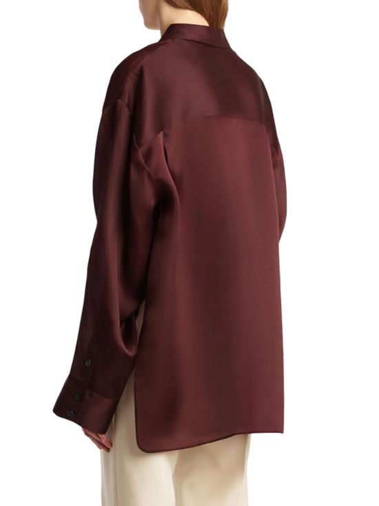 25FW 케이트 블라우스/셔츠 24043002W3002 599 ALMANDINE - KHAITE