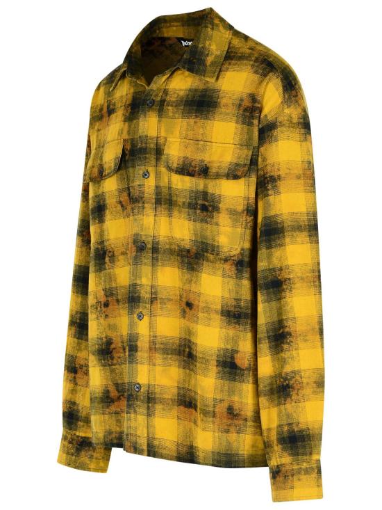 25FW 팜앤젤스 긴팔 셔츠 PMGE043F25FAB0025810 Green - PALM ANGELS