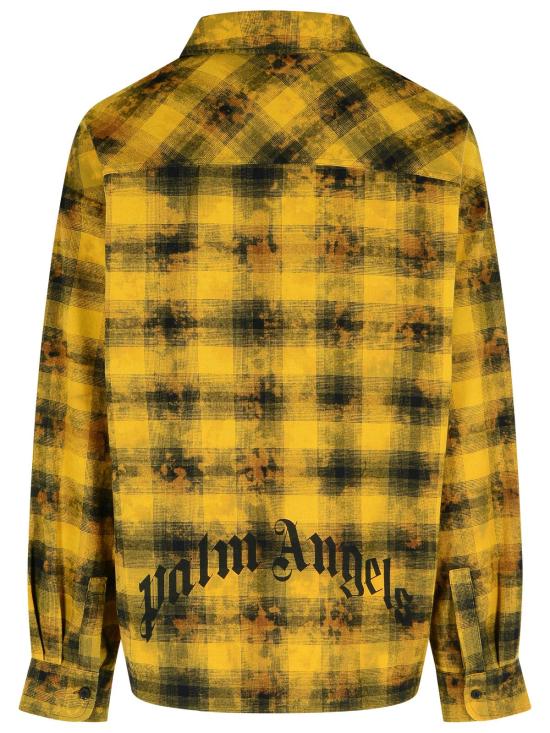 25FW 팜앤젤스 긴팔 셔츠 PMGE043F25FAB0025810 Green - PALM ANGELS