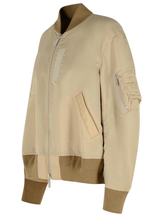 25FW 사카이 봄버 자켓 SCW 201651 Beige - SACAI