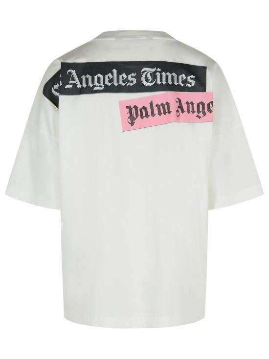 25FW 팜앤젤스 반팔 티셔츠 PMAA10BF25JER0020310 White - PALM ANGELS