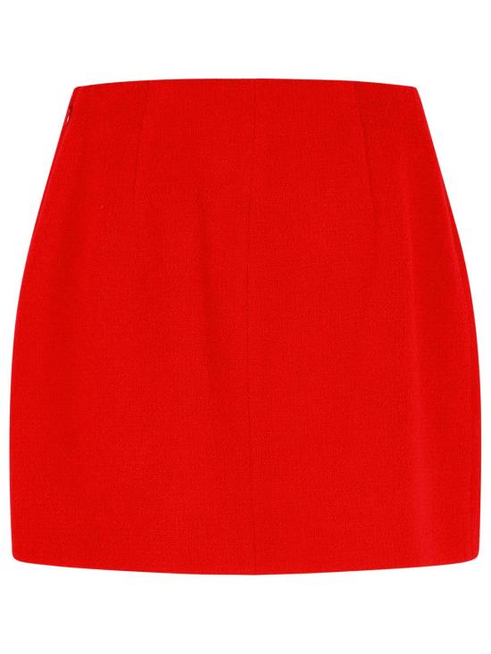 25FW 발망 숏 스커트 FF1LBA89WD033AC Red - BALMAIN