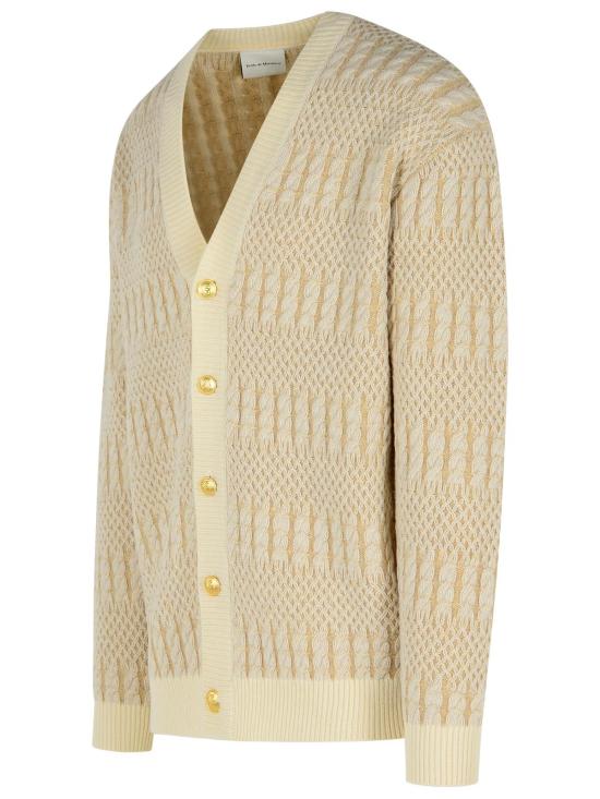 25FW 드롤드무슈 가디건 H CA160 WO018OW Cream - DROLE DE MONSIEUR