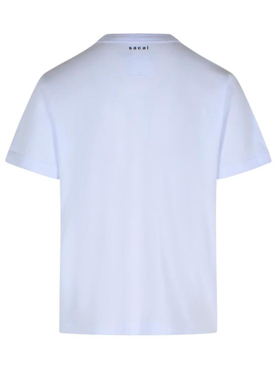 25FW 사카이 반팔 티셔츠 SCM 225101 White - SACAI