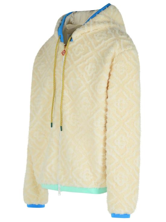 25FW 카사블랑카 후드 티셔츠 MPF25 JTP 373 01OFF WHITE White - CASABLANCA