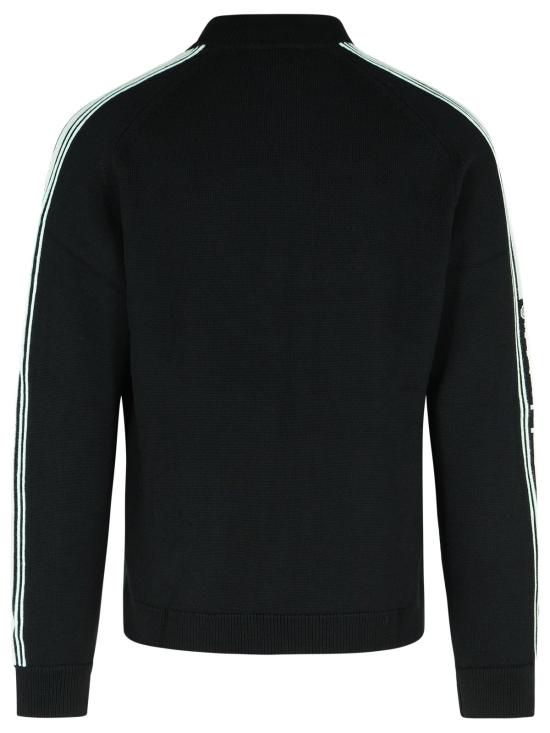 25FW 카사블랑카 집업 니트 MPF25 KW 1003 01BLACK Black - CASABLANCA