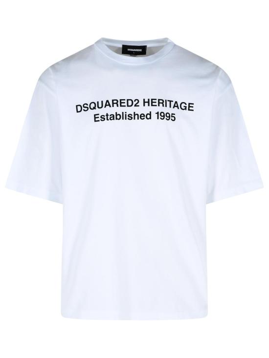 25FW 디스퀘어드2 반팔 티셔츠 S74GD1456 D20020100 White