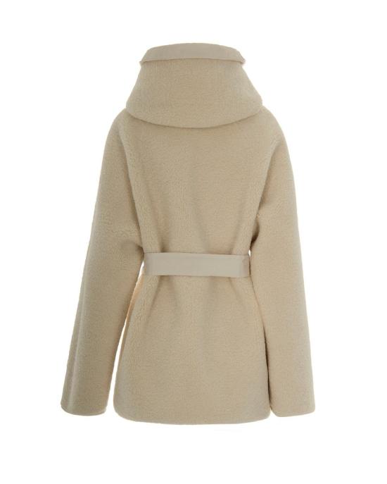 25FW 핑코 CAPPERI 카페리 테디 이펙트 쇼트 피코트 105473A2QCC00 WHITE - PINKO