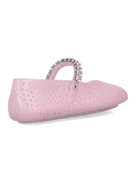 25FW 지미추 플랫 슈즈 THE JELLY NTX COTTON CANDY SILVER MIX Pink - JIMMY CHOO