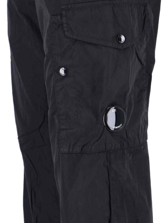 25FW 씨피 컴퍼니 스트레이트 팬츠 19CMPA162A005904G 999 Black - C.P. COMPANY