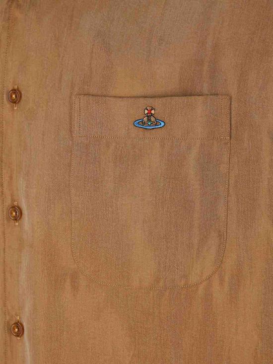  비비안웨스트우드 긴팔 셔츠 2401003YW0129R402 Brown - VIVIENNE WESTWOOD