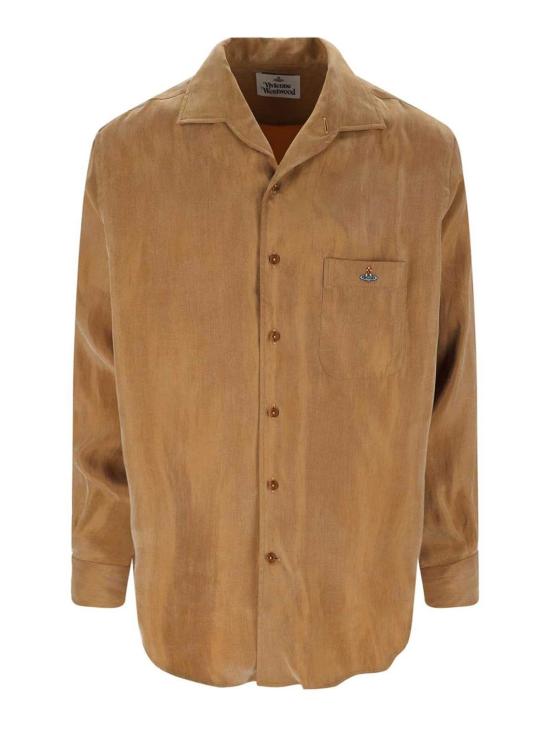  비비안웨스트우드 긴팔 셔츠 2401003YW0129R402 Brown